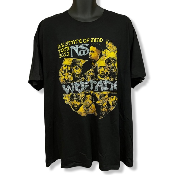 Wu-Tang x Nas Tour T-Shirt - Picture 1 of 5